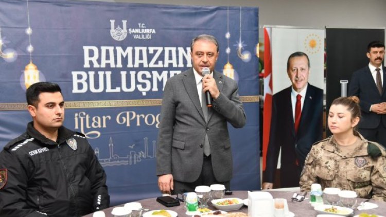 Şanlıurfa Valisi Hasan Işıldak Emniyet Teşkilatı Mensuplarıyla İftar Yaptı