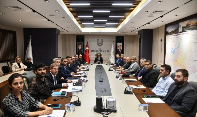 Şanlıurfa'da Dergah-Balıklıgöl Platosu Komisyonu Toplantısı Gerçekleştirildi