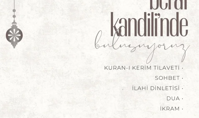 Siverek'te Berat Kandili Özel Programı Hanımları Bekliyor