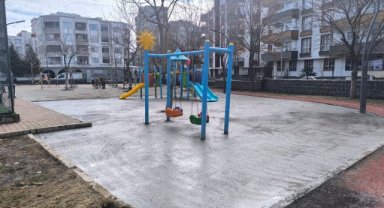 Siverek'te Çocuklar İçin Yeni Oyun Parkı Kuruldu