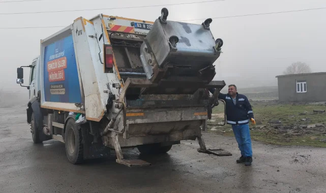 Siverek'te Temizlik Ekipleri Kırsal Mahallelerde Çevre Sağlığını Koruyor