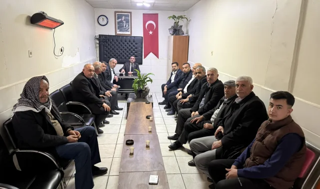 Suruç Ak Parti İlçe Başkanı İbrahim Uçar Muhtarlar Derneği'ni Ziyaret Etti