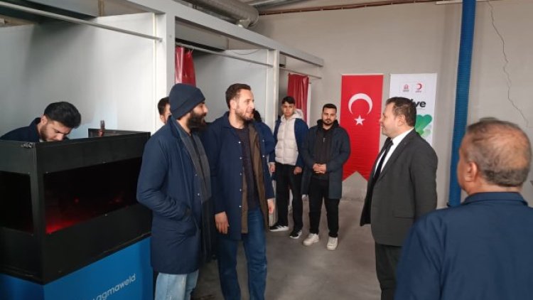 ŞUTGEM'de Gazaltı Kaynakçılığı ve Plastik Enjeksiyon Kursiyerleri Ziyaret Edildi