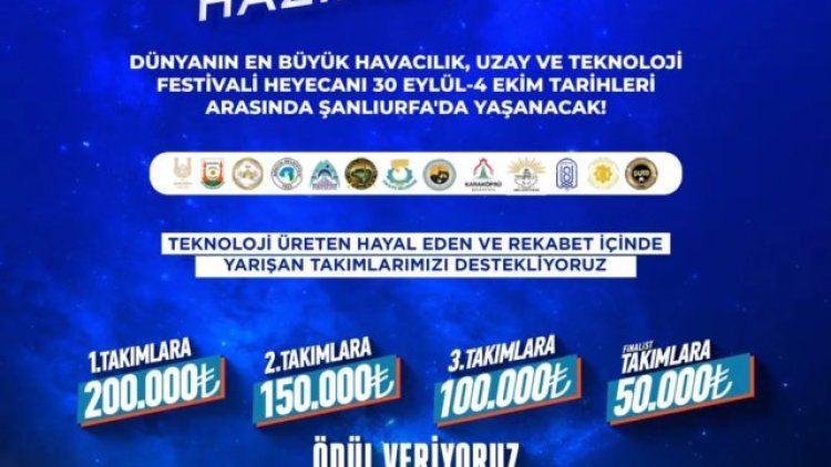 TEKNOFEST Şanlıurfa'da Başlıyor: Tarih ve Yer Belli Oldu
