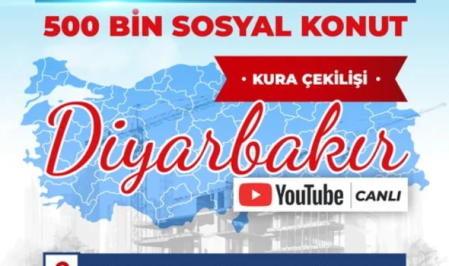 TOKİ Diyarbakır Kura Çekimi Yarın Yapılacak