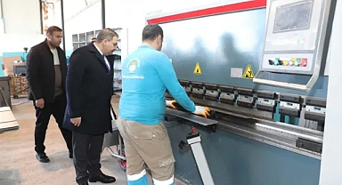 Üreten belediye modeli büyüyor! Başkan Canpolat üretimi yerinde inceledi!