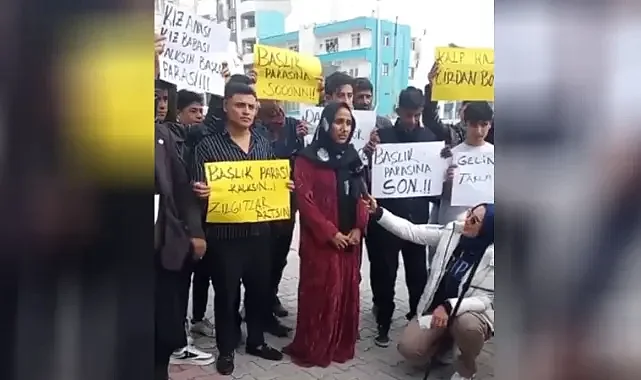 Urfa’da Kibar Feyzo filmi gerçek oldu! Gençler başlık parasına isyan etti!