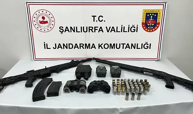 Urfa’nın ilçelerinde silah operasyonu!