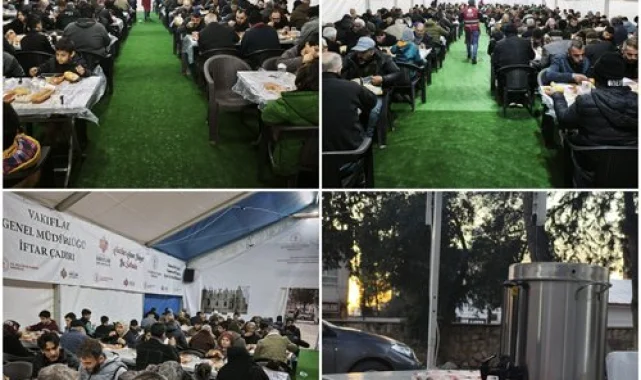 Vakıflar Genel Müdürlüğü Adıyaman'da İlk İftar Sofrasını Kurdu
