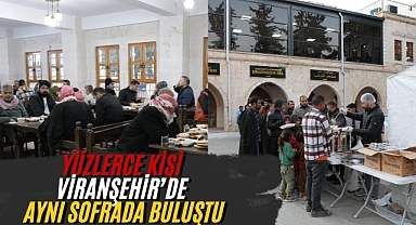 Viranşehir’de İlk İftar Halk Sofrasında Yapıldı