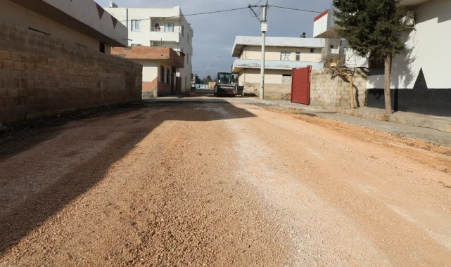 Viranşehir'de Şırnak Mahallesi'nde Parke Taşı Hazırlıkları Başladı
