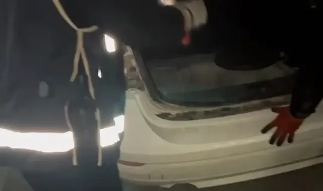 4 milyon lira değerinde! Şanlıurfa’daki aracın tamponundan çıktı!