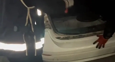 4 milyon lira değerinde! Şanlıurfa’daki aracın tamponundan çıktı!