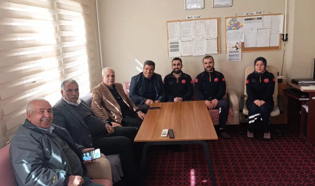 AK Parti Halfeti İlçe Teşkilatı'ndan Sağlık Çalışanlarına Ziyaret