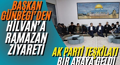 AK Parti İl Başkanı Günbegi Hilvan İlçesini Ziyaret Etti