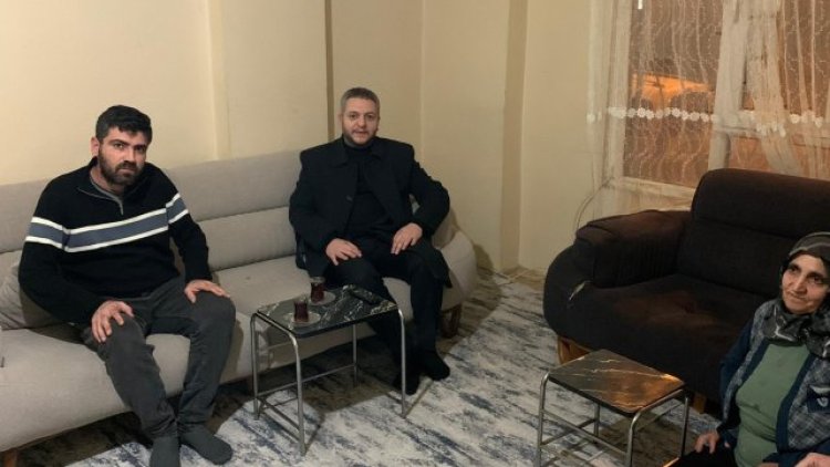 AK Parti Karaköprü İlçe Başkan Yardımcısı İbrahim Halil Polat'tan Aile Ziyareti