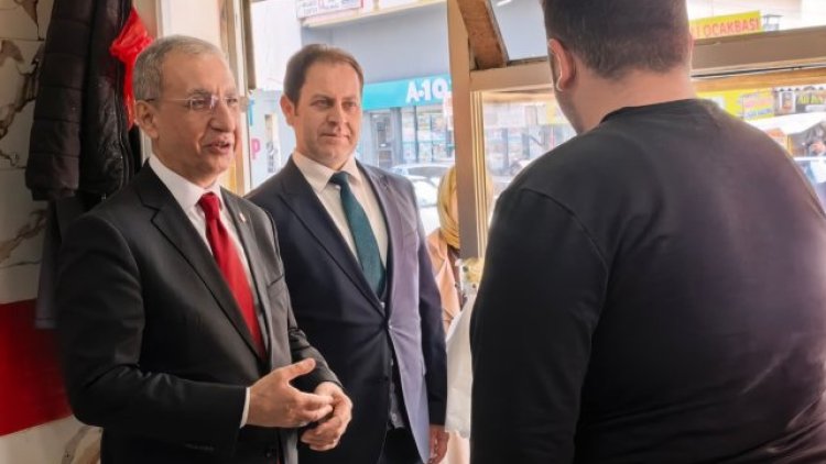 AK Partili Vekil Dusak, Hilvan'da Esnafla Buluştu