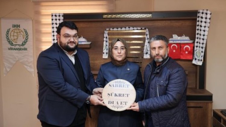 AK Partili Vekil Yazmacı, İHH Viranşehir Şubesini Ziyaret Etti