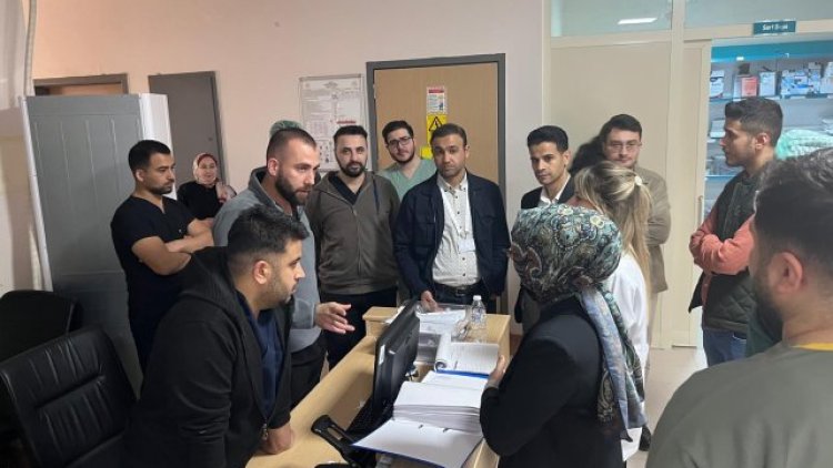 Akçakale Devlet Hastanesi'nde Başhekim Ali Palice Saha Turu Gerçekleştirdi