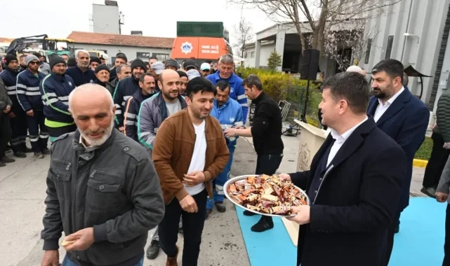 Aksaray Belediyesinde bayramlaşma