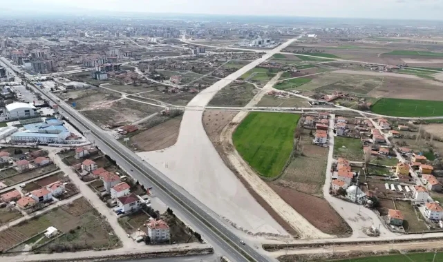 Aksaray'da trafiği rahatlatacak yeni çevre yolu