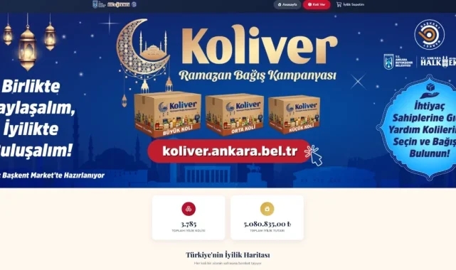 Ankara'da Ramazan dayanışması büyüyor: 9 milyon TL'yi aşan destek ihtiyaç sahiplerine ulaştı