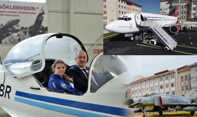 Antalya'da havacılığın kalbi bu lisede atıyor