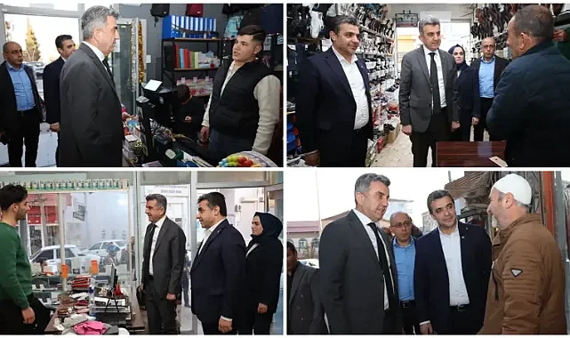 Başkan Günbeği, Bozova’da Esnafla Buluştu