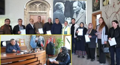 Başkan Yıldırım 11 vatandaşa daha tapularını teslim etti