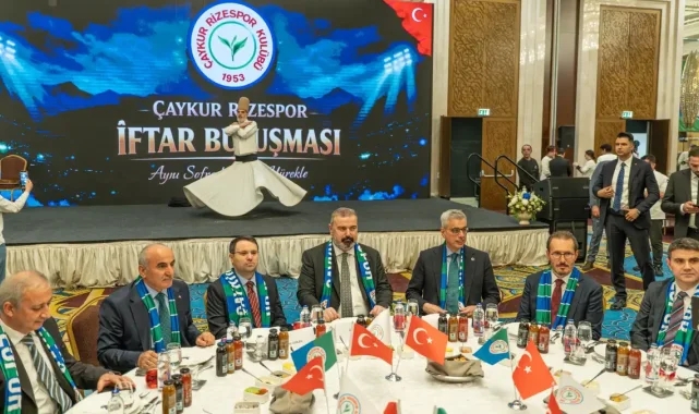Çaykur Rizespor, Ankara'da tek yürek oldu; İftarda dev buluşma