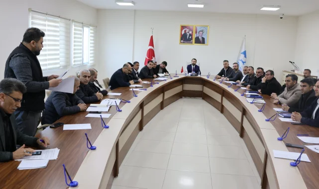 Ceylanpınar Belediyesi Değerlendirme ve Koordinasyon Toplantısı Düzenledi