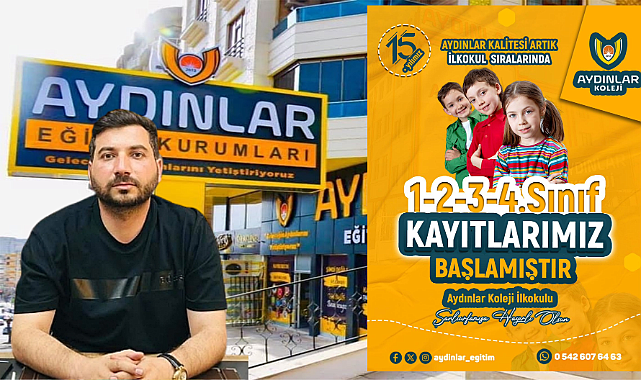 Eğitimci Said Fethi Aydın, müjdeyi verdi