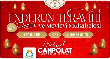 Enderun Usulü Teravih Geleneği Haliliye’de Yaşatılacak