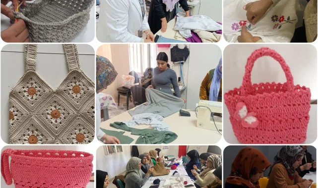 Eyyübiye'de Dikiş, Nakış ve Örgü Kursları Devam Ediyor