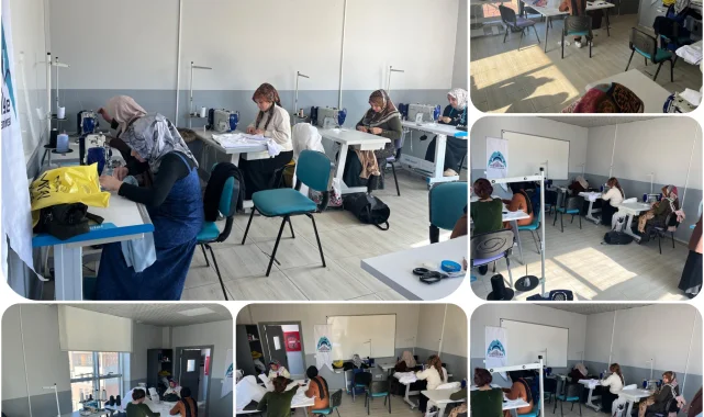 Eyyübiye'de Kadınlar Dikiş-Nakış Kurslarıyla Hem Meslek Ediniyor Hem Beceri Geliştiriyor