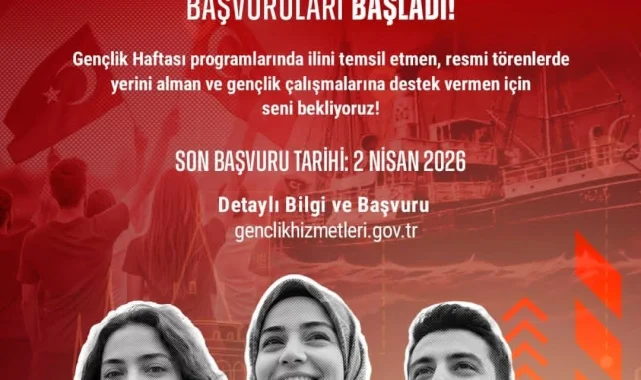 Gençlik Haftası Kapsamında Temsilci Genç Başvuruları Başladı