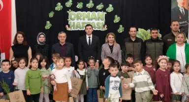 Güdül'de Orman Haftası kapsamında öğrencilerle bir araya gelindi