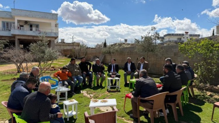 Halfeti Kaymakamı Sütveren Mahallesi'nde Vatandaşlarla Buluştu