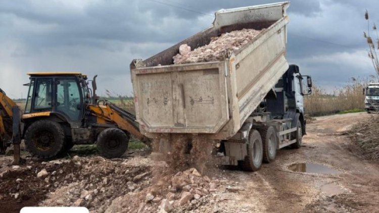 Haliliye'de Sağanak Yağış Sonrası Ekipler Sahada Çalışıyor
