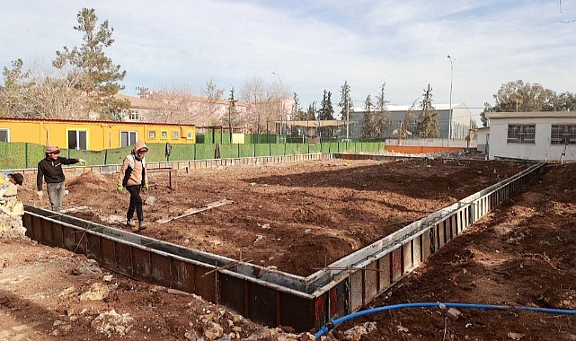 Harran'da Her Mahalleye Voleybol Ve Basketbol Sahası Kazandırılıyor