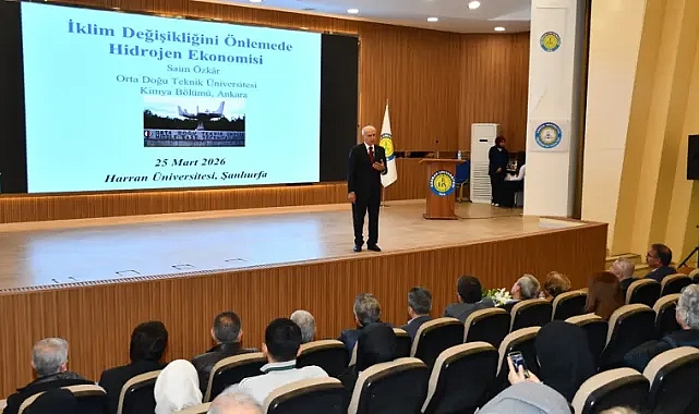 Harran Üniversitesi, ‘İklim Değişikliği Önlemede Hidrojen Ekonomisi’ konferansına ev sahipliği yaptı!