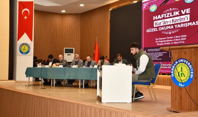 Harran Üniversitesi'nde Manevi Atmosfer: Hafızlık ve Güzel Kur'an Okuma Yarışması Düzenlendi