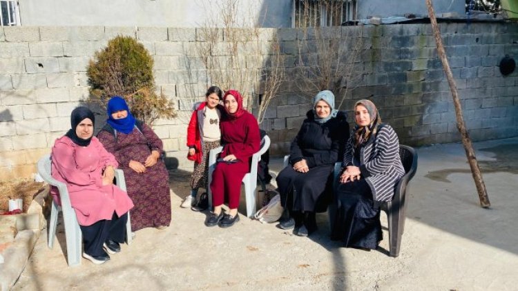 Hilvan AK Parti Kadın Kolları'ndan Fatma Teyze Ziyareti