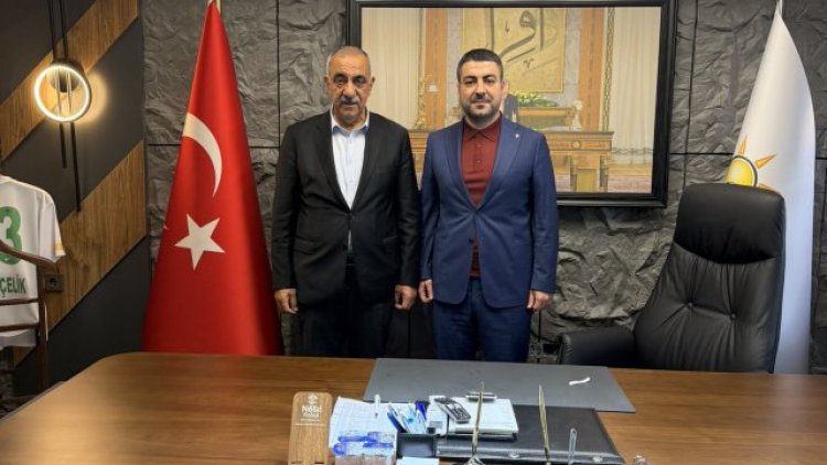 Hilvan Eski Belediye Başkanı Aslan Ali Bayık, Karaköprü AK Parti İlçe Başkanını Ziyaret Etti