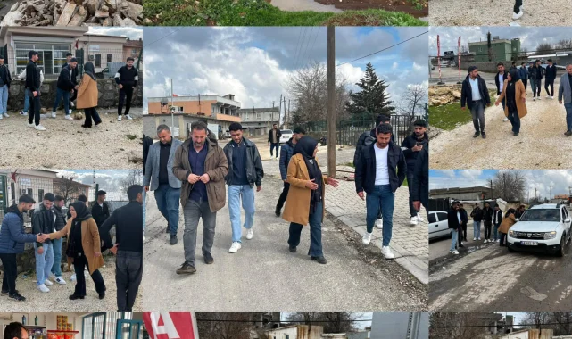 Hilvan'da Köy Yolları Yağışın Ardından Ulaşıma Açıldı