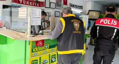 İskenderun'da yasadışı bahis denetimi