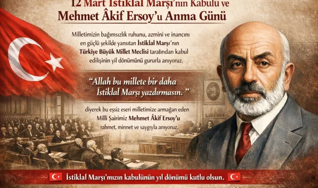 İstiklal Marşı'nın Kabulü ve Mehmet Akif Ersoy Anıldı