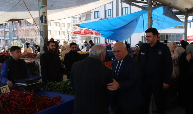 Karaköprü Belediye Başkanvekili ve Başkan Yardımcısı Esnafla Buluştu