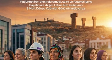 Karaköprü Belediyesi'nden Kadınlar Günü Mesajı