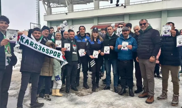 Kars'ta "Kadına Şiddete Hayır" farkındalığı